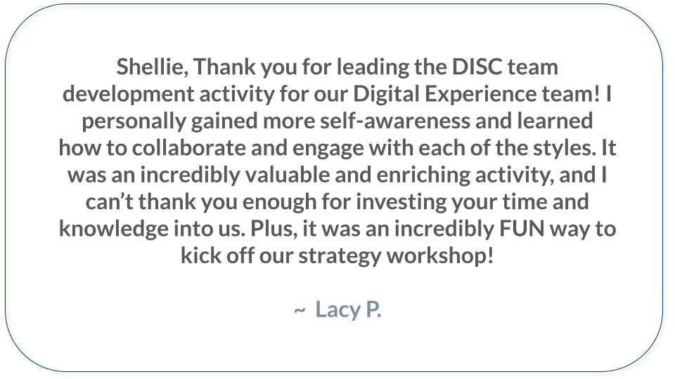 Lacy P.'s testimonial